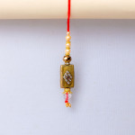 AD, Crystals and Pearls Work Lumba Rakhi