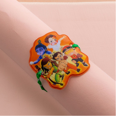 All in One Cartoon Character Motif Kids Rakhi