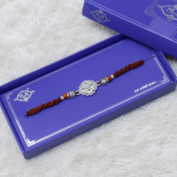 Artisan Crafted Silver Rakhi