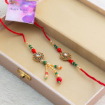 Auspicious Rakhi Lumba Duo with Luxury Keepsake Box