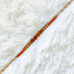 Auspicious Wooden Bead Rakhi