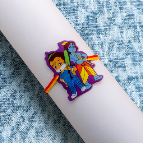 Bal Hanuman and Krishna Kids Rakhi