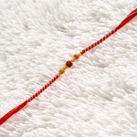 Beaded Rudraksh Rakhi for Auspicious Tying Beaded Rudraksh Rakhi for Auspicious Tying