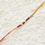 Beautiful Diamonds Rakhi with Beads Embellishments
