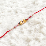 Beautiful Multicolor AD and Beads Rakhi