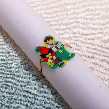 Ben 10 with Angry Birds Kids Rakhi