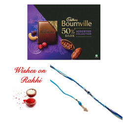 Cadbury Bournville Assorted Collection with Bhaiya Bhabhi Rakhi Duo