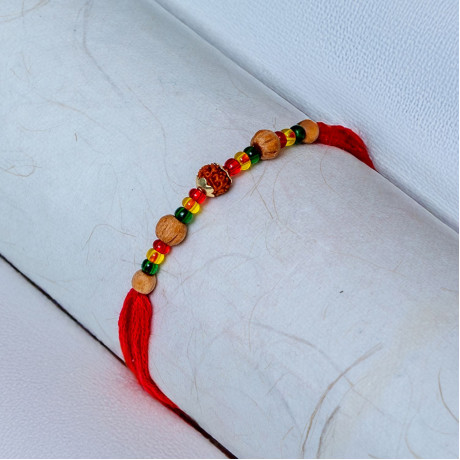 Celebrate Brotherhood Rudraksh Rakhi