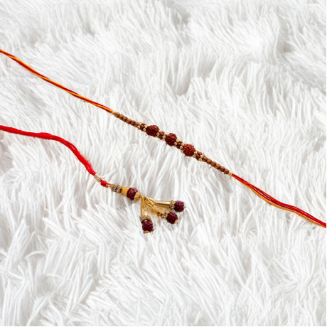 Cherished Bond: Bhaiya Bhabhi Rakhi Combo