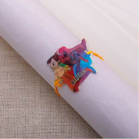 Chhota Bheem and Spiderman Kids Rakhi