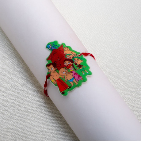 Chhota Bheem Gang with Elephant Kids Rakhi