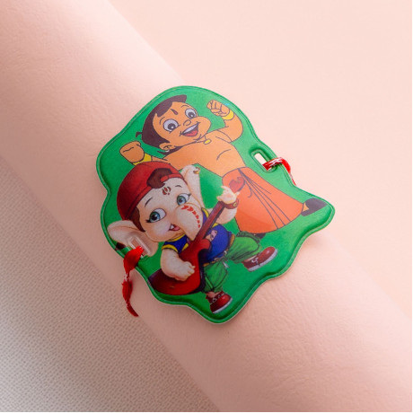 Chota Bheem and Bal Ganesh Motif Kids Rakhi