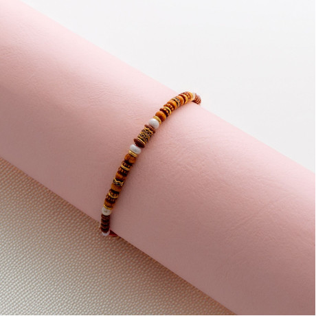 Classic Beads and Pearl Rakhi for Brother