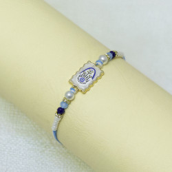 Classic Evil Eye Rakhi with Ethnic Detailing