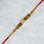 Classic Pearl Charm Rakhi