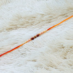 Classic Rudraksh and Pearl Rakhi for Brother