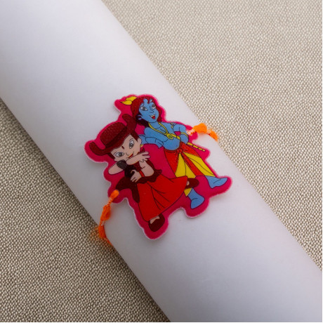Cowboy Chhota Bheem and Krishna Kids Rakhi