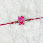Cute Pink Kids Kitten Rakhi