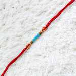 Delicate Blue Beads with AD Charms