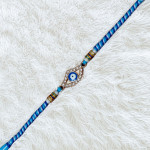 Deluxe Cubic Zirconia Evil Eye Rakhi