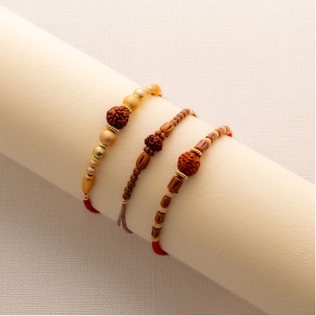 Designer Handmade Rakhi Pack of 3