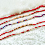 Divine Handcrafted Rakhi Set of 5