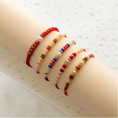 Divine Handcrafted Rakhi Set of 5