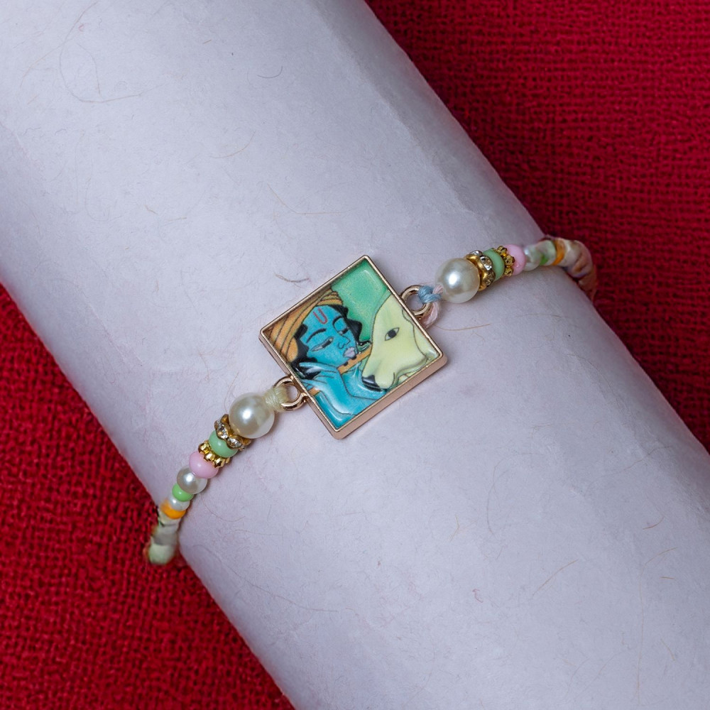 Divine Krishna Motif Rakhi Divine Krishna Motif Rakhi