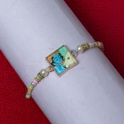 Divine Krishna Motif Rakhi