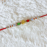 Divine Om Symbol Rakhi - Auspicious Thread for Bhaiya Divine Om Symbol Rakhi - Auspicious Thread for Bhaiya