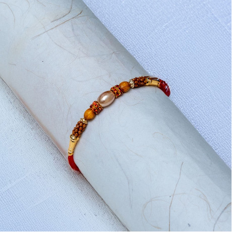 Divine Pearl Rakhi Thread