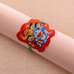 Doraemon Family Motif Kids Rakhi