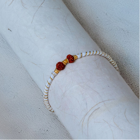 Eternal Bond Rudraksh Rakhi Eternal Bond Rudraksh Rakhi