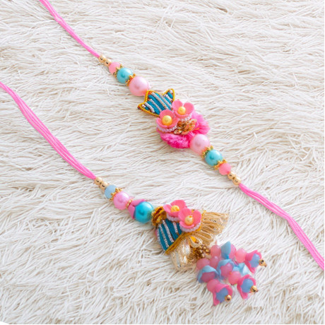 Ethnic Charm Bhaiya Bhabhi Rakhi