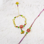 Ethnic Lumba Rakhi Combo with Roli Tikka Pack with Premium Box Ethnic Lumba Rakhi Combo with Roli Tikka Pack with Premium Box