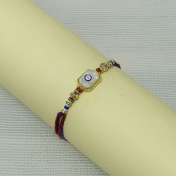 Evil Eye Rakhi with Antique Beads