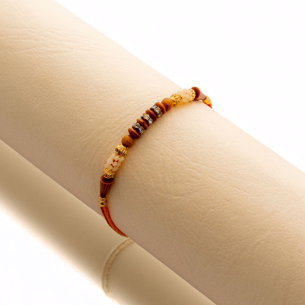 Exclusive Beads Rakhi with AD Charms Highlights Exclusive Beads Rakhi with AD Charms Highlights