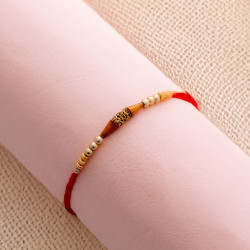 Exclusive Beads Rakhi with Diamond Highlights Exclusive Beads Rakhi with Diamond Highlights