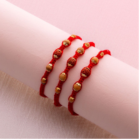 Exclusive Handcrafted Rakhi Set of 3