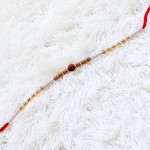 Exclusive Pearls Rakhi with Rudraksha