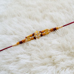 Fancy AD and Beads Studded Rakhi Fancy AD and Beads Studded Rakhi