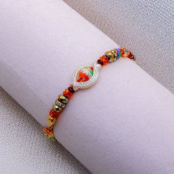 Fancy AD and Beads Work Rakhi