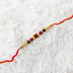 Fancy Rudraksh and Beads Rakhi Fancy Rudraksh and Beads Rakhi