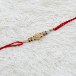 Floral Style AD with Pearls Work Rakhi