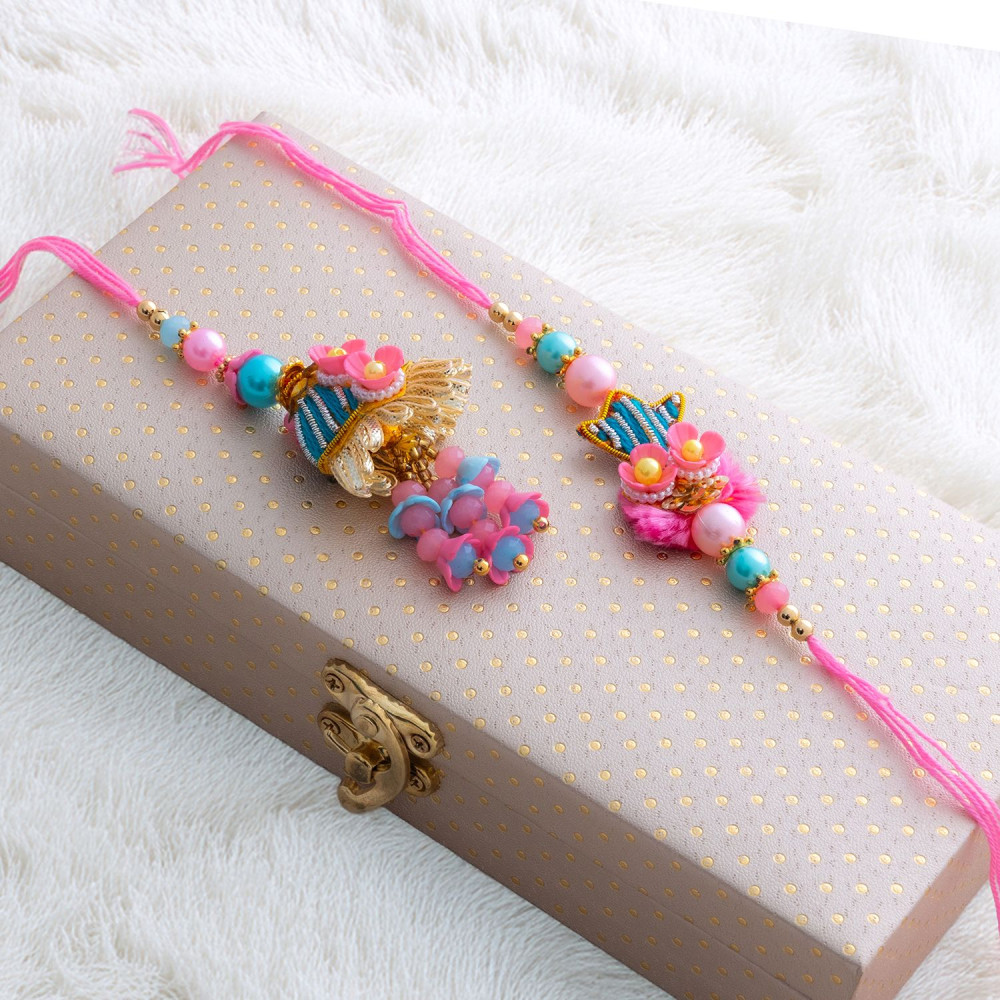 Forever Bond Bhaiya Bhabhi Rakhi in Eternal Box Forever Bond Bhaiya Bhabhi Rakhi in Eternal Box