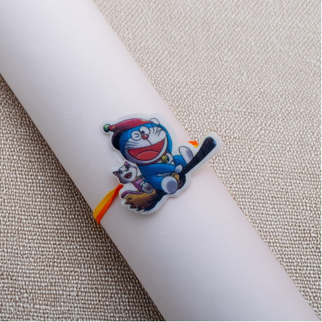 Funny Doraemon with Cat Kids Rakhi