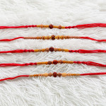 Handcrafted Rakhi Set of 5 for Brothers