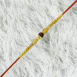 Handcrafted Rudraksha Rakhi for Bhai Handcrafted Rudraksha Rakhi for Bhai