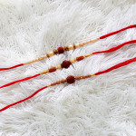 Handcrafted Sibling Care Rakhi Set of 3