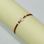Infinite Blessings Silver Rakhi Infinite Blessings Silver Rakhi